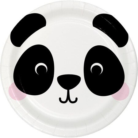 Omg 9 in. Panda Dinner Plates, 96PK OM3521426